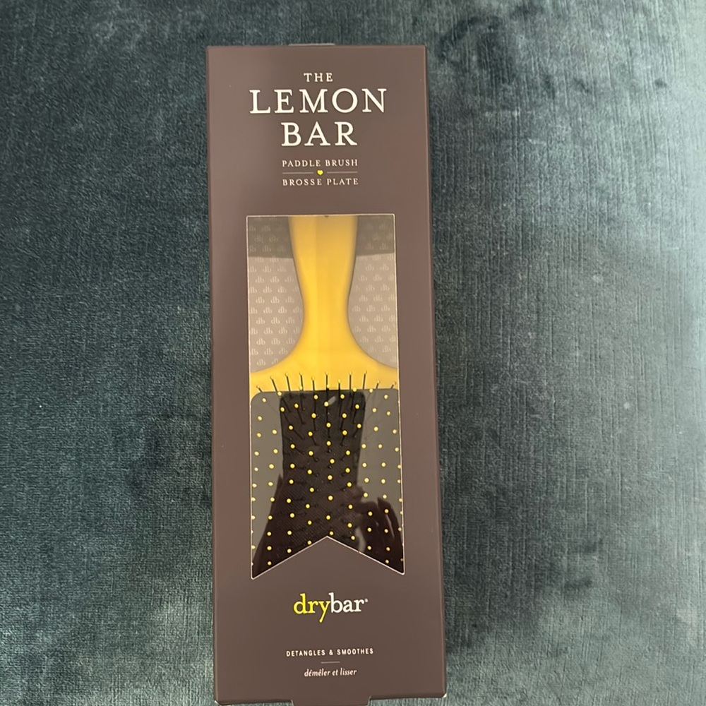 Drybar The Lemon Bar Paddle Hair Brush - NWT